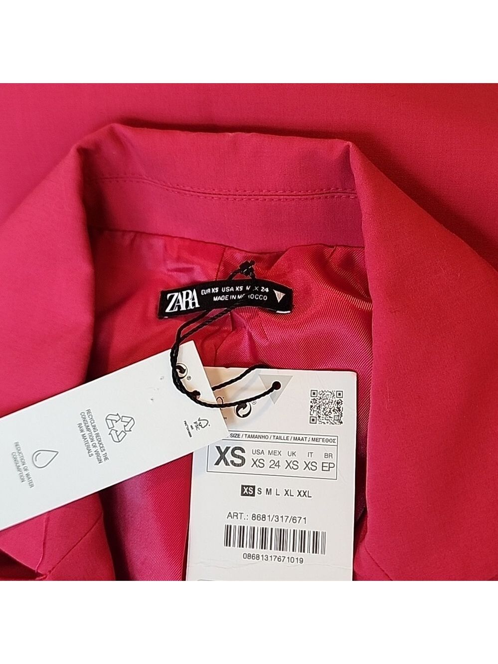 NWT Zara Cut Out Blazer Dress, Size XS - Picture 12 of 13